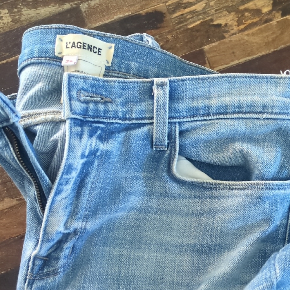 L'AGENCE Light Blue Denim Pants